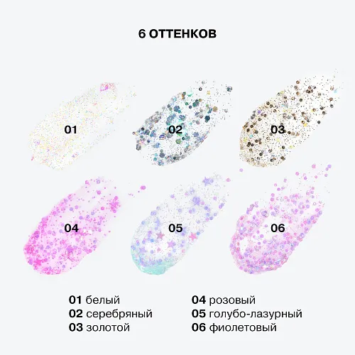Глиттер на гелевой основе Glitter Dose